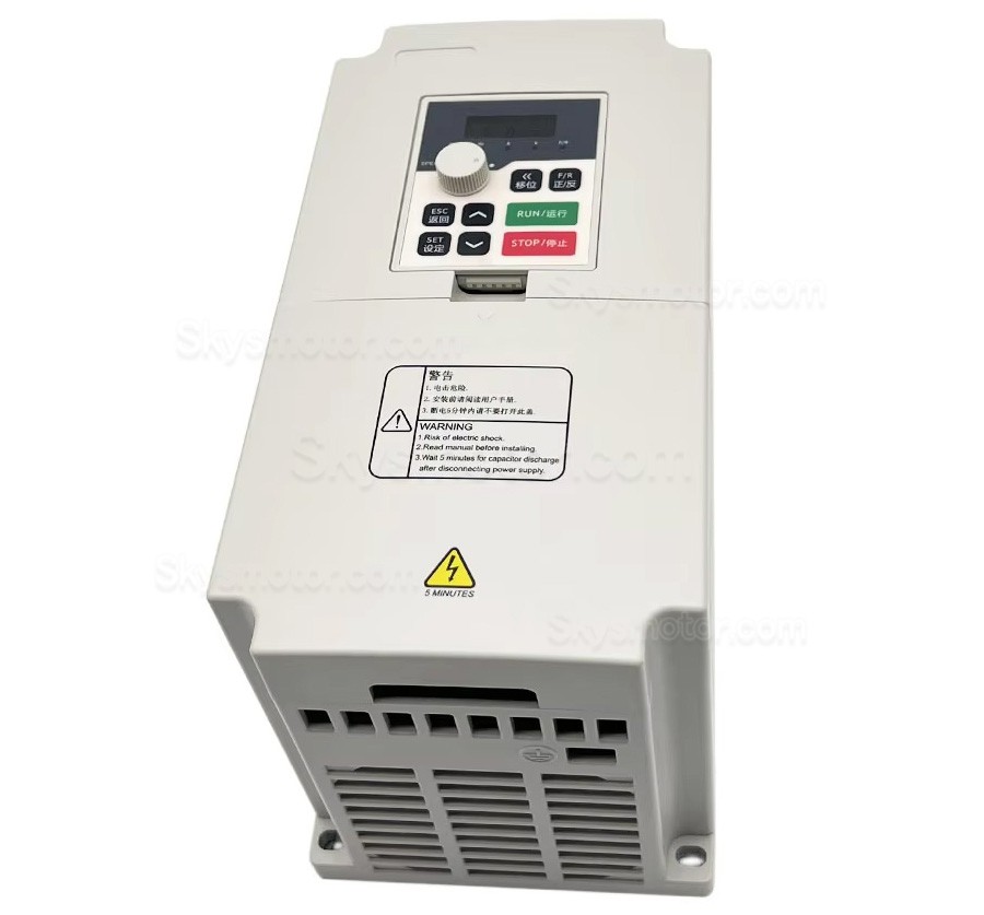 3KW 220V/380V 水冷式スピンドルモーターキット JGD-100A-3.0KW + H100-3.7 可変周波数ドライブ + ウォーターポンプ + ER20コレット13個 + ブラケット